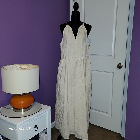 Universal Thread Beige Maxi Dress Sz: XL - Picture 2 of 9
